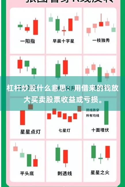 杠杆炒股什么意思：用借来的钱放大买卖股票收益或亏损。